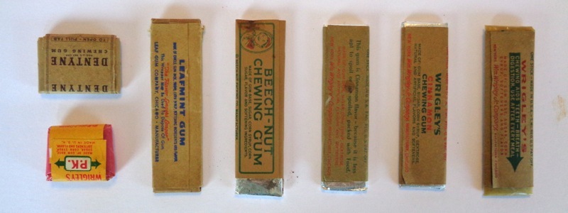 chewing gum back