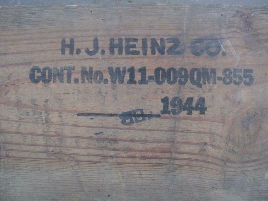 Heinz shipping crate