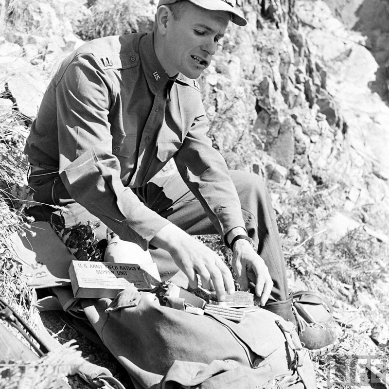 October 1942 US Army Mountain troops during an excersize