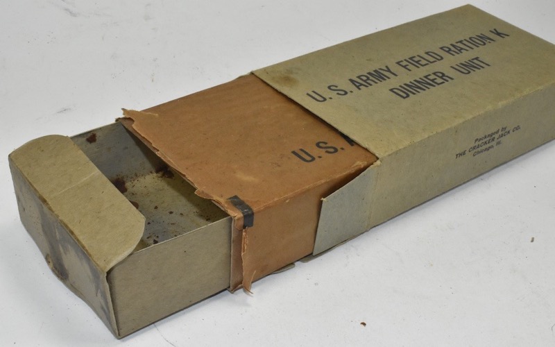 telescoping K Ration box (c)